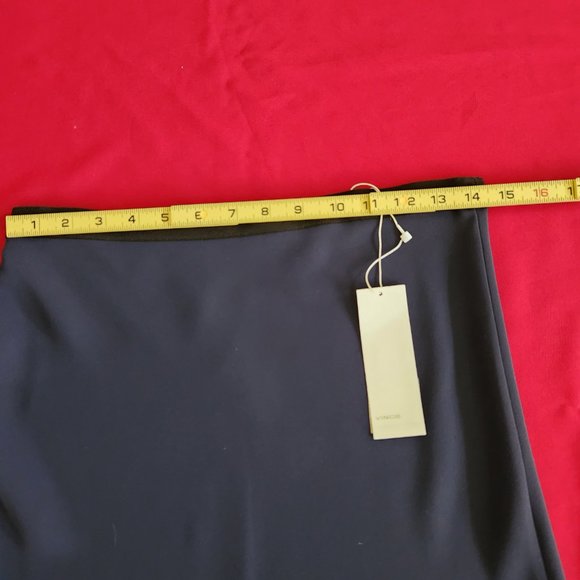 VINCE Blue Slip-On Midi Skirt, XSmall - Picture 8 of 10